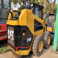 Gebrauchter CAT 246D Kompaktlader Caterpillar 246D Kompakt-Radlader mit Anbaugeräten zum Verkauf