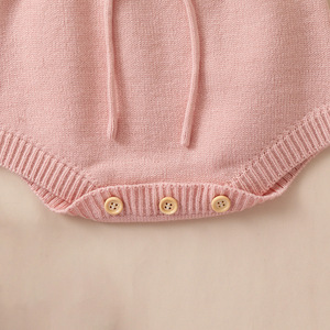 Combinaison en tricot pour bébé <span class=keywords><strong>fille</strong></span>, combinaison à manches longues brodée, vêtements d'automne pour bébé <span class=keywords><strong>fille</strong></span> - Product Image 5