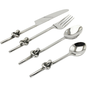 4 pièce Argent Couverts Couverts Ensembles - Product Image 3