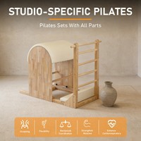 Ventes directes usine : Équipement de Pilates Ladder Barrel en bois de chêne pour les cours de Pilates et l'amélioration des fonctions corporelles