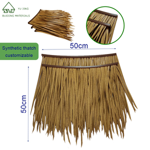 Techo de paja de resina sintética de gran venta para edificios, villas y parques, <span class=keywords><strong>techos</strong></span> de paja de plástico artificial impermeables - Product Image 2