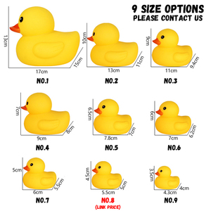 Cjx458 Tùy Chỉnh Vinyl Cao Su Mini Vịt Với Logo Và Hình Dạng Bán Buôn Kid Tắm Nổi Đồ Chơi Âm Thanh Vịt Quà Tặng Khuyến Mãi - Product Image 6