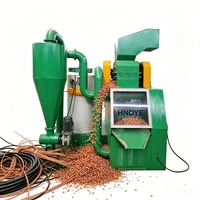 Granulateur de câbles automatique, machine de recyclage de fils de cuivre, récupération à 99% pour les déchets métalliques