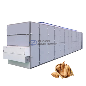 Máquina secadora de jengibre ahorradora de energía Máquina secadora de alcachofa de Jerusalén Productos agrícolas Secador de correa de malla - Product Image 1