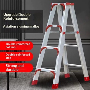 Échelle pliante télescopique en alliage d'aluminium épaissi en forme de L, multifonctionnelle pour l'intérieur, usage domestique et travaux d'ingénierie - Product Image 4