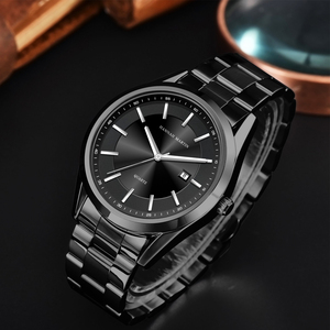 Fabricante de Relojes Hannah Martin, Marca Privada, Bajo MOQ, Relojes de Cuarzo de Acero Inoxidable para Hombre, Logotipo Personalizado, Reloj de Pulsera Masculino de Moda - Product Image 3