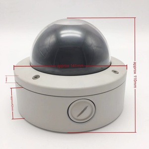 Đen IP66 nhôm không thấm nước Diecasting Vandal Resistant CCTV <span class=keywords><strong>Dome</strong></span> <span class=keywords><strong>Camera</strong></span> nhà ở IP <span class=keywords><strong>Camera</strong></span> bao vây CCTV - Product Image 4
