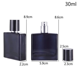 30ML 50ml 100ml 亮黑色香水分装瓶高端便携喷雾化妆水瓶 - Product Image 6