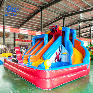 Castillo Inflable Mini <span class=keywords><strong>de</strong></span> Spider-Man, Cama Inflable para Niños, Protección Ambiental, Castillo Pequeño y Resistente para Fiestas - Product Image 3