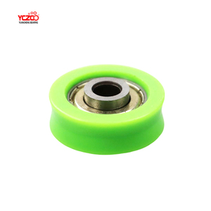 Rueda de Puerta Corredera de Plástico y Nailon YCZCO, Venta Caliente en el Mercado Sudamericano, Rodamiento 628zz No Estándar, Verde Claro, Bajo Peso - Product Image 2