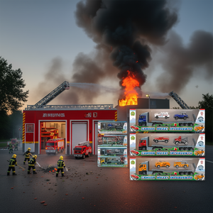 MAZZEO GIOCATTOLI Camión de Intervención de Metal Fundido a Presión, Vehículo de Rescate a Escala 1:36, 36 cm, con Control de Fricción, para Niños de 3+ Años - Product Image 3