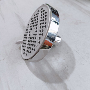 Cabezal de Ducha Royal Stan de 5 Pulgadas, Plateado, con Cinco Modos de Chorro en Cascada y Presión Ajustable para Baño - Product Image 3