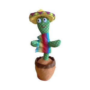 無料サンプル売れ筋サボテンぬいぐるみ120英語の歌サボテンのおもちゃを話すことを学ぶ卸売 - Product Image 5