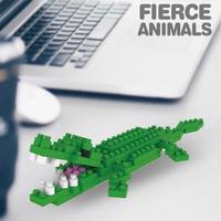 Mini-ensemble de blocs de construction animaux féroces, série de collection à assembler soi-même pour enfants et adultes, cadeau promotionnel en gros