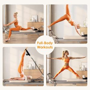 CZFITT Máquina de Pilates Core Bed Fitness de Madera de Arce, Aluminio y ABS - Plegable para Yoga y Pérdida de Peso, Cama Reformer con Caja Conveniente - Product Image 6