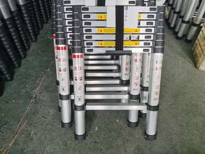 บันไดพับได้ SOYOUNG ขนาด 2ม./2.6ม./2.9ม./3.2ม./3.8ม./4.1ม./4.4ม./5ม./5.4ม./6.3ม./7ม. บันไดอลูมิเนียมแบบยืดหดได้ - Product Image 5