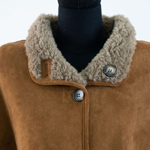 جودة عالية تخصيص الشتاء النساء سميكة دافئة دراجة نارية النساء جلد مدبوغ سترة مفجر اقتصاص - Product Image 3