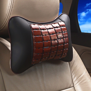 หมอนรองคอในรถยนต์ทำจากไม้ไผ่ ช่วยระบายความร้อน รองรับต้นคอ สำหรับเบาะรถยนต์ ใช้ได้ทุกฤดู - Product Image 1