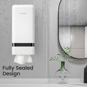 <span class=keywords><strong>Dispenser</strong></span> di Carta Igienica a Parete di Lusso in ABS con Piegatura a V per Bagno - Product Image 2