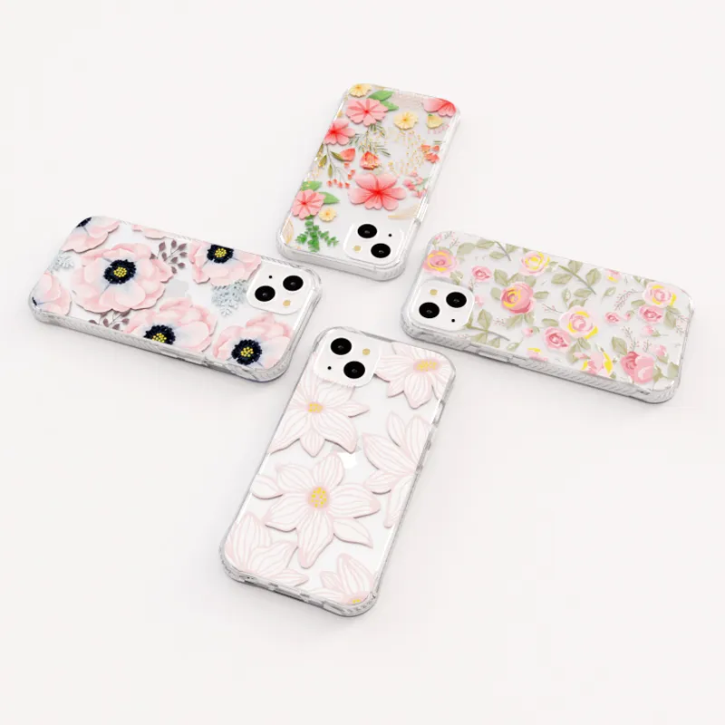 Elegant flower Phone Case for iPhone 14 Pro Max Cell Phone Cover Case For iPhone 14 pro Custom Printed Marble Mobile Cover