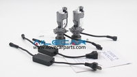 AILECAR ALK-A82 H4 Mini projecteur LED Bi 36W 12V 3600LM 6000K Faisceau Hi/Lo pour moto, idéal pour la rénovation/amélioration