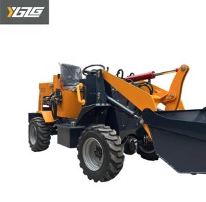 מעמיס מיני הידרוסטטי סגור מרכז 0.8 טון של YUANGONG, מאושר CE, מכונת בנייה קומפקטית, יצרן סיני, מעמיס גלגלים ישירות מהמפעל - Product Image 3