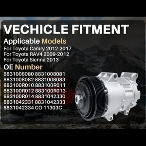 Compresor de Aire Acondicionado para Automóvil, 2.5L, 4472809080, 883100R010, 883100R011, 883100R012, 883100R013, CO201168-4, CO201168-, para Modelos 12-17 09-12 - Product Image 4