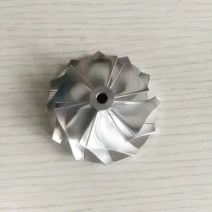 TF035 45.70/60.13mm 6+6 blades Turbo milling/aluminum 2618/billet compressor wheel