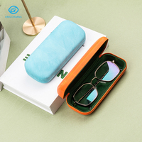 Étui de rangement pour lunettes optiques en cuir PU rigide avec logo personnalisé pour lunettes de vue