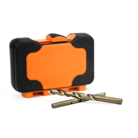 Nesen Lot de 15 forets à queue droite en cobalt impérial, pour une découpe précise, rapide, soignée, efficace et durable, pour acier, laiton, alliage métallique