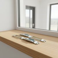 Iron Screw Installation Fasteners Steel Latch Strike Plate Mortise Door Lock Use It with Pvc Doors and Aluminum Doors