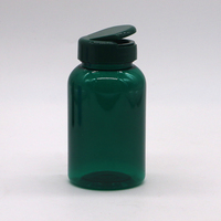 160ML POUR ANIMAUX DE COMPAGNIE de luxe doré bouchon en plastique bouteille pour l'huile de poisson/capsule/pilule/miel, en gros large bouche pot de médecine