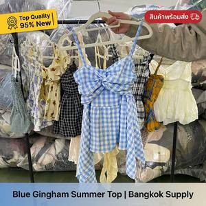 Ropa de Verano Usada de Primera Calidad, Vestidos Sexys para Mujer de Tailandia, Tops Mixtos de Segunda Mano de Alta Calidad, Venta al Por Mayor, Suministro de Tiendas en Bangkok - Product Image 2