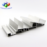 Profils en aluminium pour portes coulissantes Colombie 7038/8025, profilés en aluminium pour portes et fenêtres coulissantes, cadre de porte en aluminium