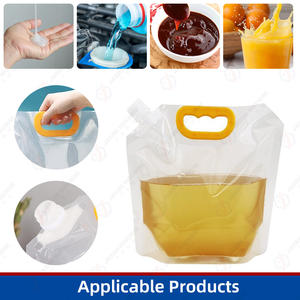 Semi Automatic Liquid <strong>Screenwash</strong> Washer Fluid Antifreeze Doypack Spout Pouch Filling and Capping Machine - Product Image 2
