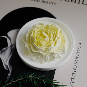 Aesthetic Vivid Peony Flower Plaster <strong>Diffuser</strong> Luxury Home Fragrance Gypsum Ornament Eco-Friendly Alcohol Free Paraben Free - Product Image 3