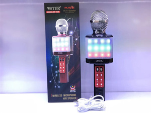 <span class=keywords><strong>2021</strong></span>มาใหม่<span class=keywords><strong>ค</strong></span>าราโอเกะลำโพงต้นฉบับ WSTER WS-1828ไมโครโฟนไร้สายลำโพง - Product Image 6