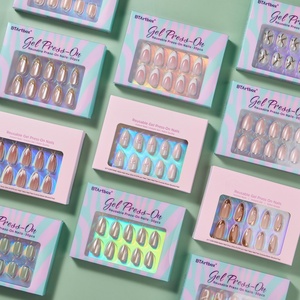 Faux Ongles Réutilisables de Luxe, Fabricants d'Ongles Artificiels en Gros, Ongles Courts en Gel Souple, Ongles à Presser Personnalisés 3D, Vente en Gros - Product Image 1