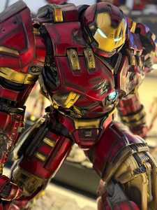 Statue <span class=keywords><strong>Hulkbuster</strong></span> de haute qualité, super-héros Marvel, taille 1/4, sculpture <span class=keywords><strong>Hulkbuster</strong></span> Mk44 pour collection et décoration intérieure - Product Image 1