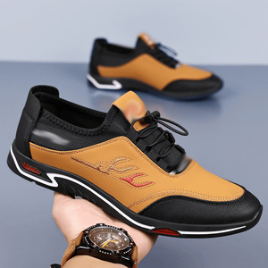 Vibrant Men's Lightweight Casual Sports <b>Shoes</b> Rubber Outsole Breathable Lace-up All Seasons <b>Walking</b> <b>Style</b> - Product Image 6