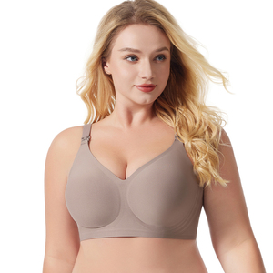 <span class=keywords><strong>Reggiseno</strong></span> da maternità Ladymate ODM/OEM senza ferretto con chiusura frontale, <span class=keywords><strong>reggiseno</strong></span> per <span class=keywords><strong>allattamento</strong></span>, taglie forti - Product Image 2
