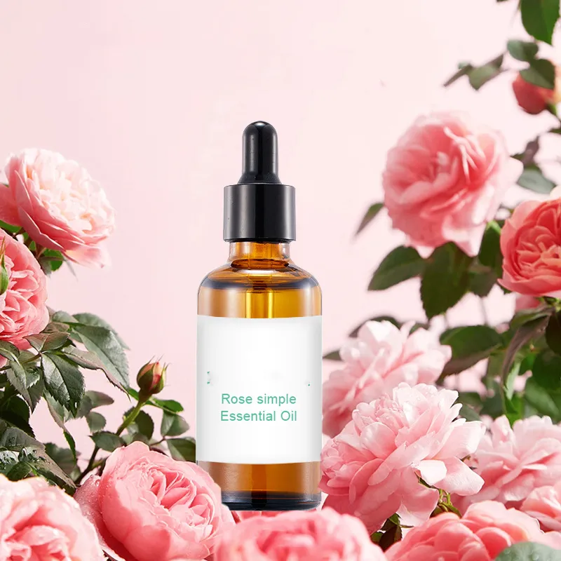 Rose essential oil 100% natural hot selling self branded essential oil skincare essential oil seller