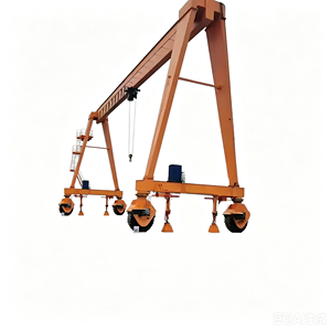 Grue à <span class=keywords><strong>portique</strong></span> sur pneus <span class=keywords><strong>avec</strong></span> direction à 90 degrés et commande PLC, utilisée pour l'usine de production de maisons préfabriquées en béton - Product Image 5
