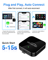 Nuevo CarPlay Ai Box inalámbrico Android Auto Apple Car Play 3 en 1 Adaptador Multimedia integrado Netflix YouTube 5G WIfi Plug & Play