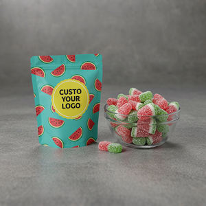 Sacs en plastique personnalisés de marque, impression en gros, petits emballages en plastique, sac en mylar à fermeture éclair debout, 3,5 g - Product Image 2