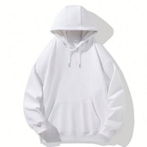 High Quality Custom Logo 600g 100% Cotton Heavyweight Fleece Blank Oversized <b>Plus</b> <b>Size</b> Men's Hoodies Tracksuits for Men - Product Image 3