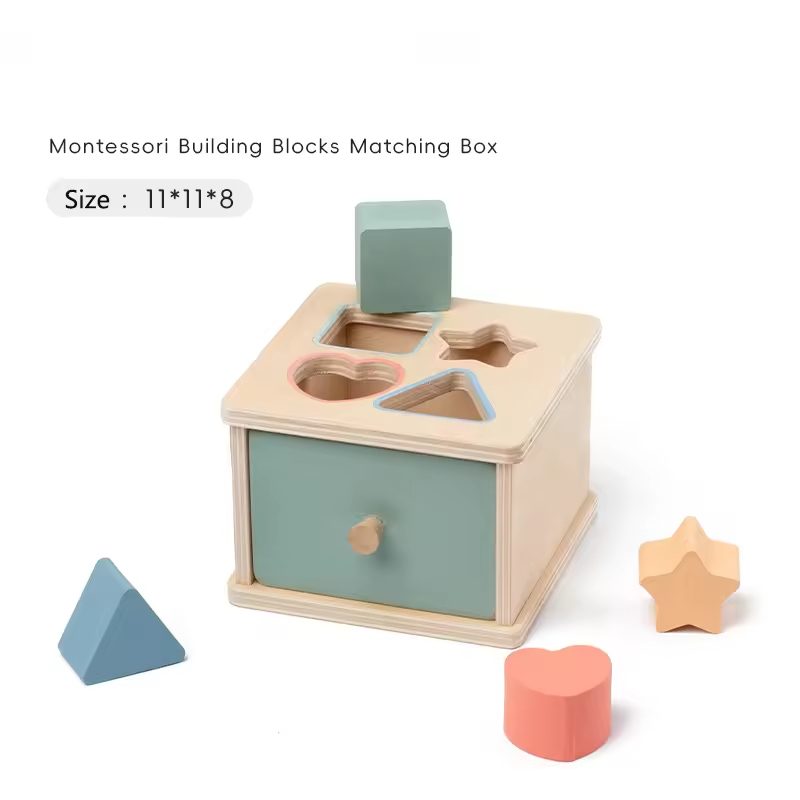 Color shape sorting box [shape style]