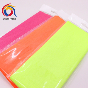 17gsm Eco-Friendly Fluorescent Papel Crepe 50*200cm Handmade DIY <strong>Design</strong> Single Side Uncoated Offset <strong>Printing</strong> <strong>Wrapping</strong> Gift <strong>Paper</strong> - Product Image 2