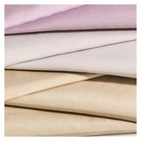 100% tissu pongé en polyester recyclé écologique GRS 300T pour rideau de doublure de vêtements et utilisation en extérieur