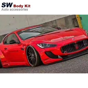 Kit de cuerpo ancho estilo LB para Maserati GT <span class=keywords><strong>GTS</strong></span> actualización parachoques delantero guardabarros faldas laterales accesorios de coche Kit de rendimiento - Product Image 2